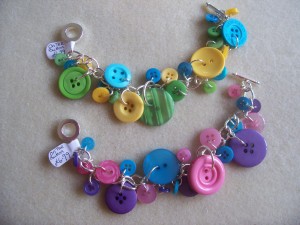 'On The Button' bracelets...just for fun :-)